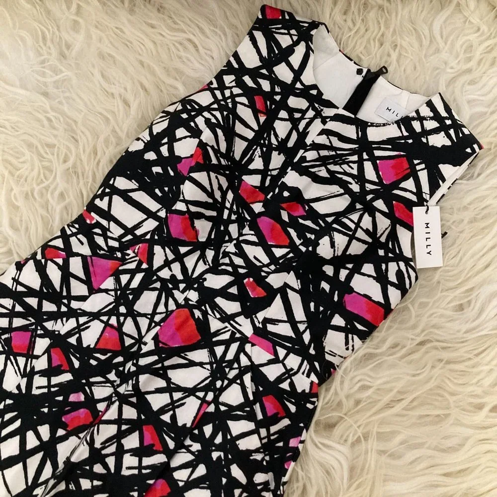 MILLY Printed Mini Dress - Picture 3 of 10
